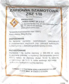 Zaprawa szamotowa (5 kg) (10 kg) (25 kg)